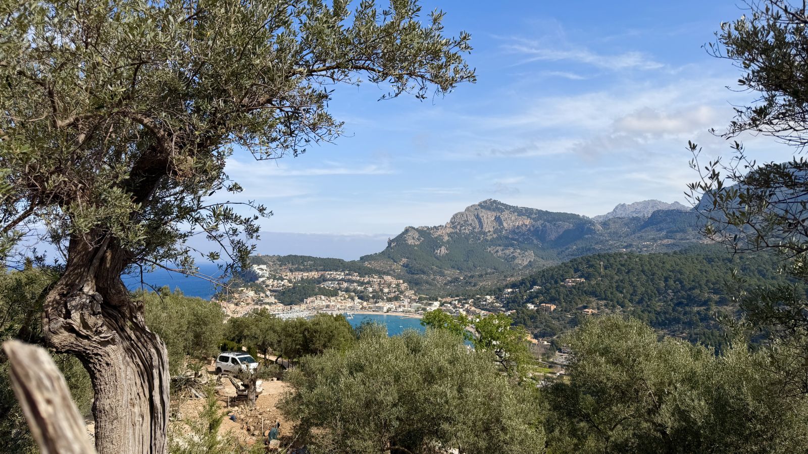 Küstenwanderweg mit Aussicht auf das Mittelmeer