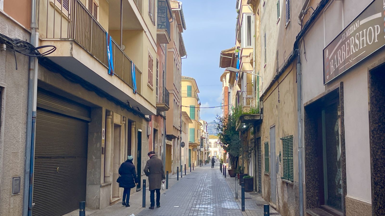 Charmante Gasse im historischen Ortskern von Sa Pobla